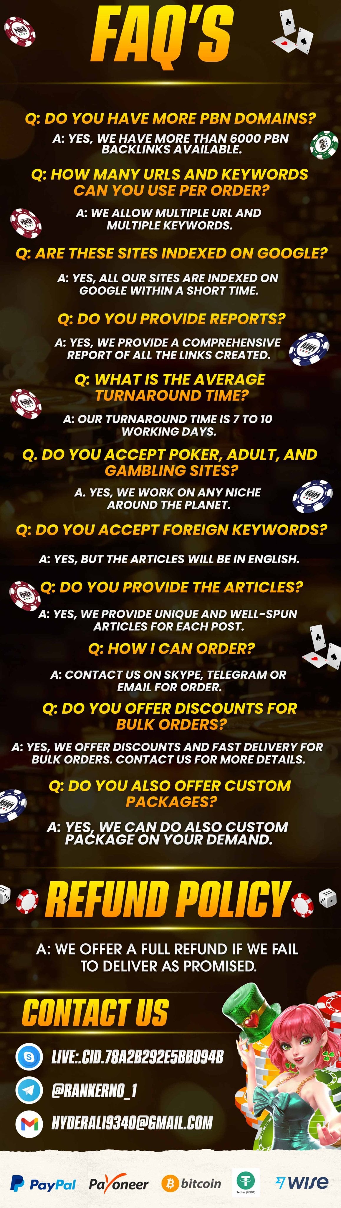 SEO PBN BACKLINKS FAQS