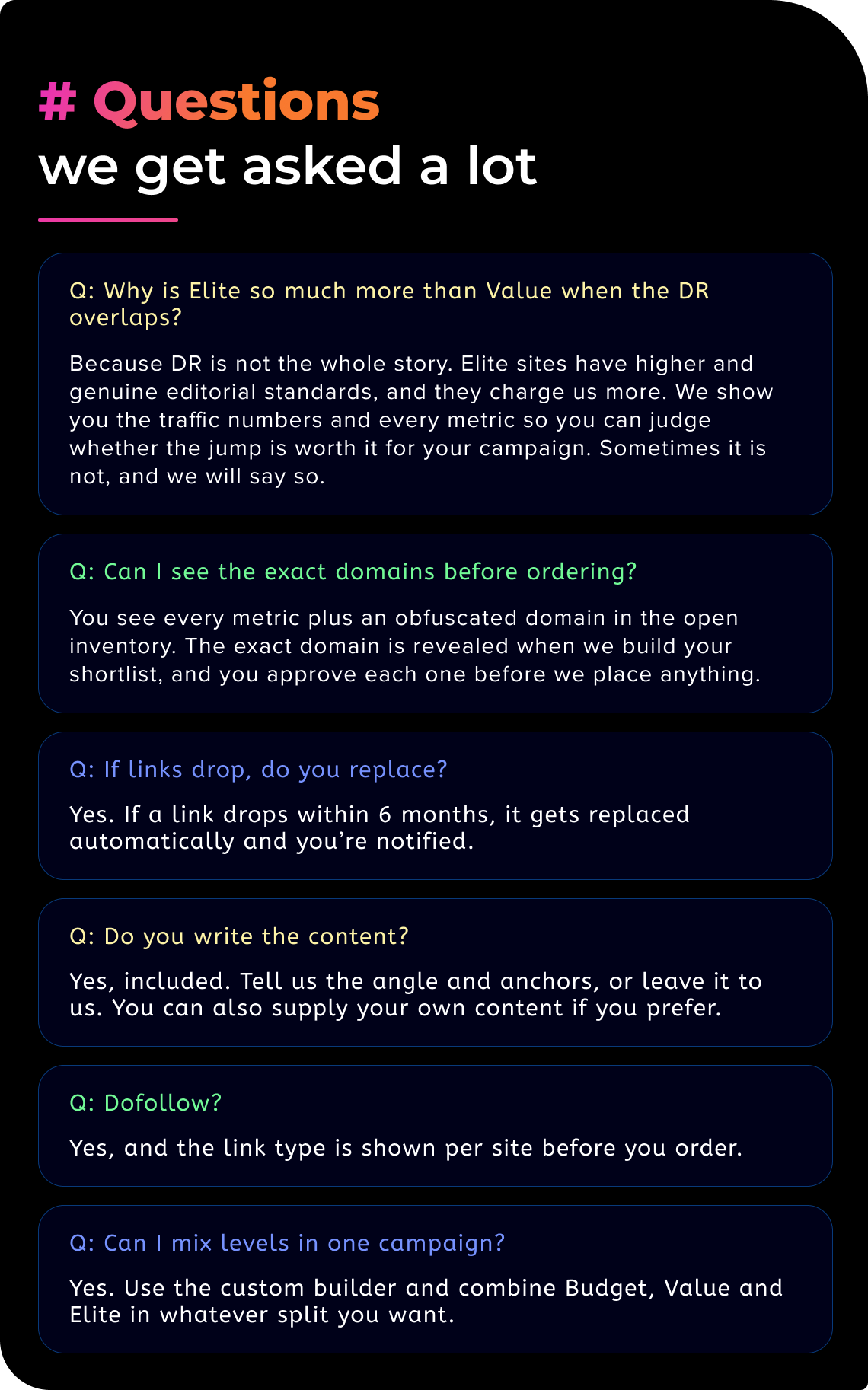 SEOGami FAQ