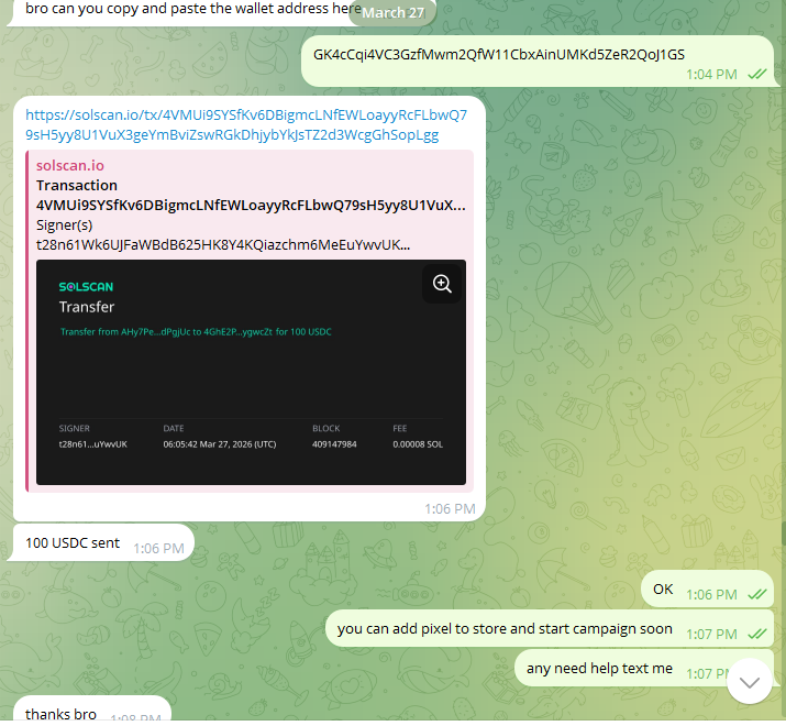Start minimum from 100$ accept