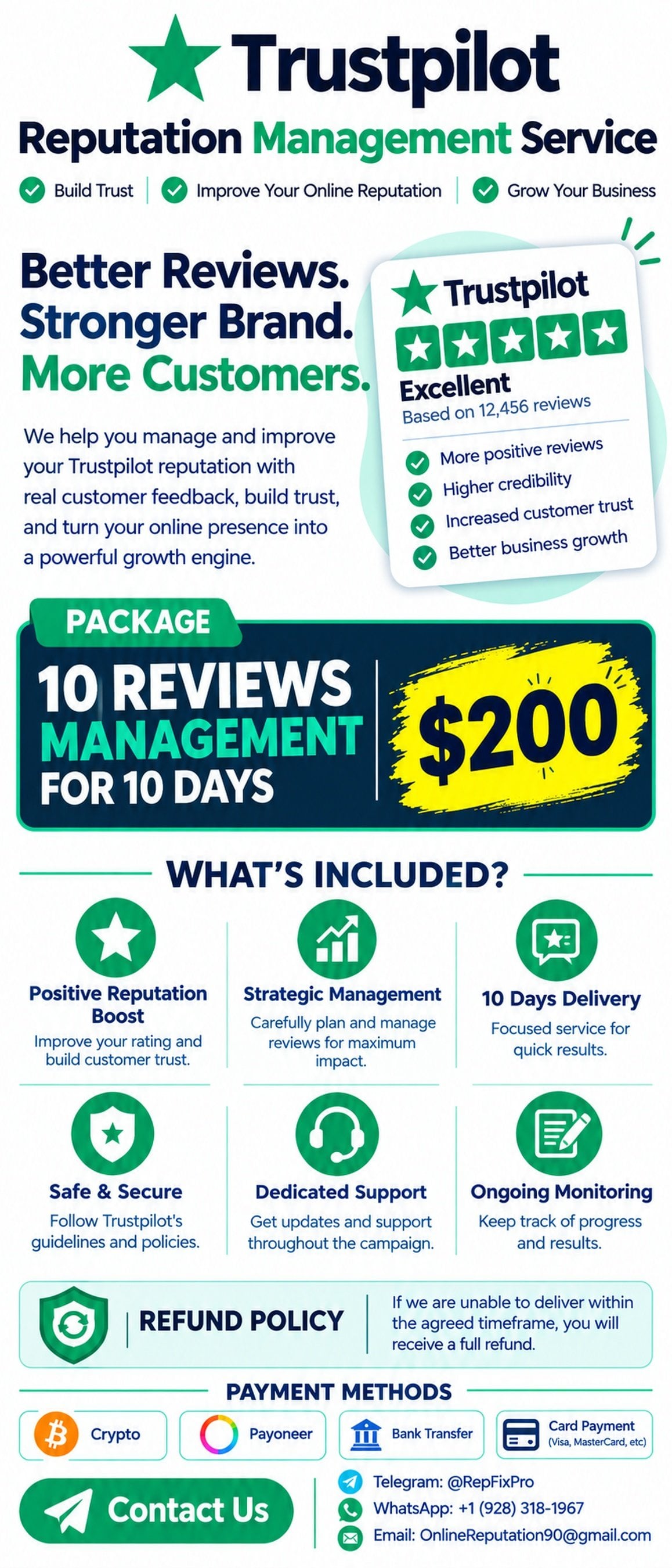 ✅ Trustpilot Review & Reputation Management Service ✅ Trustpilot ORM Service ✅