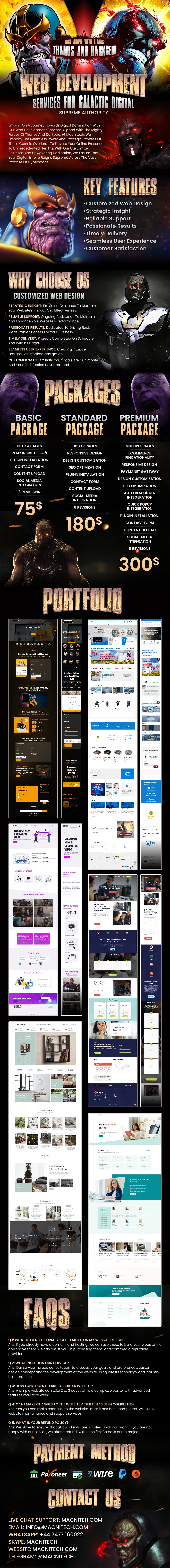 Web development Thread Design