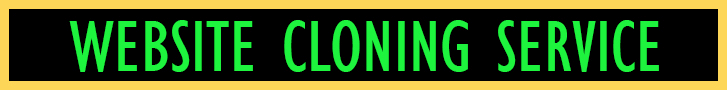 Website Cloning Service