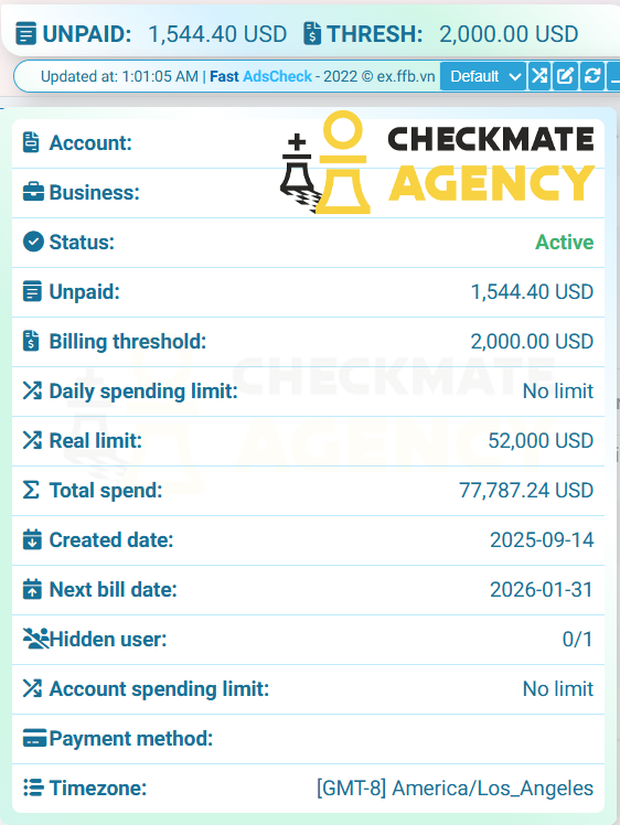 You can get all you need by texting us via TG: https://t.me/lillian_checkmateagency